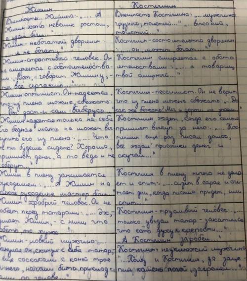 Очём заставляет размышлять сравнение судеб жилина и костылина