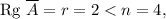 \text{Rg} \ \overline{A} = r = 2 < n = 4,