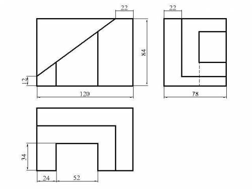 Сделай чертеж вид спереди,вид сверху и вид слева.аксонометрическия проекция​