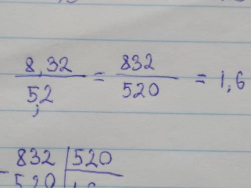 по математике 5 класс Вычислите 1.3×6.4/0.8×6.5