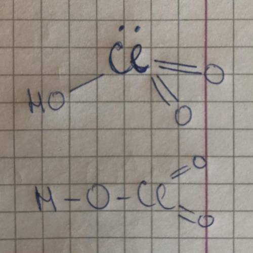 Молекулярная формула HClO3​