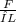 \frac{F}{ΔL}