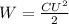 W = \frac{CU^2}{2}