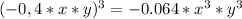 (-0,4*x*y)^3=-0.064*x^3*y^3