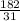 \frac{182}{31}