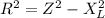 R^{2} =Z^{2} -X_L^{2}