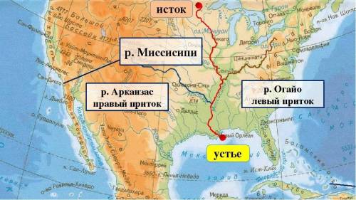 Описание любой реки Северной Америки по плану​