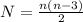 N=\frac{n(n-3)}{2}