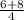 \frac{6+8}{4}