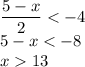 \dfrac{5-x}{2}