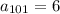 a_{101}=6