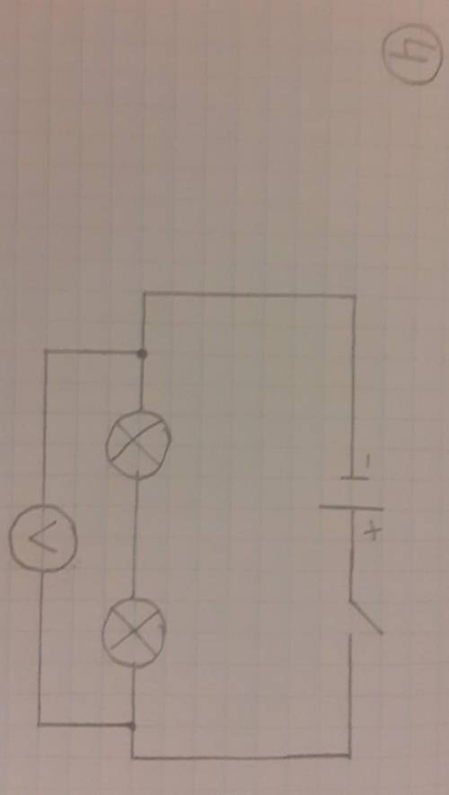 1) Начертите электрическую цепь ,в которую входит источник тока, ключ, две лампочки, амперметр. 2) Н
