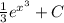 \frac{1}{3}e^{x^3}+C