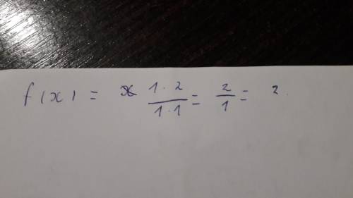 Найдите значение производной функции f(x)=x^2/x+1 при x=1