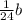 \frac{1}{24} b