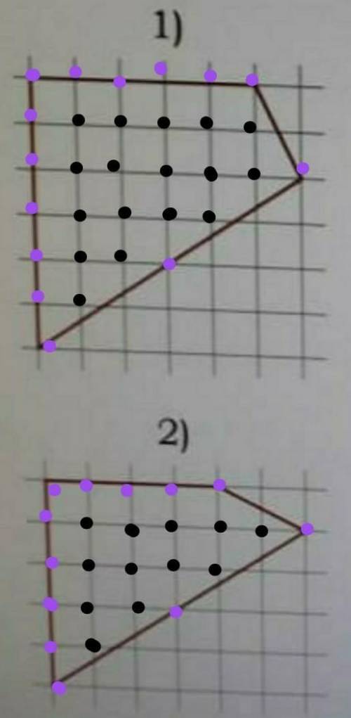 На клетчатой бумаге размером 1×1см изображены четырехугольники. Найдите ее площадь​