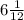 6\frac{1}{12}