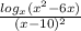 \frac{log_x(x^2-6x)}{(x-10)^2}