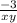 \frac{-3}{xy}