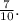 \frac{7}{10}.