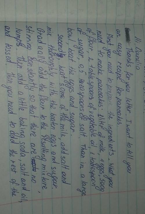 8.5.1.1 8.5.4.1 A friend has sent you an email asking for the recipeof your favourite food. Write an