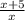 \frac{x+5}x