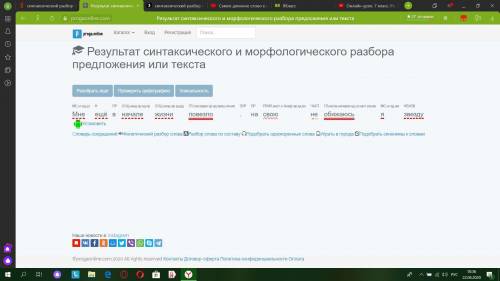 Синтаксический разбор предложения:Мне ещё в начале жизни повезло, на свою не обижаюсь я звезду​