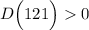 D\Big(121\Big) 0