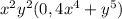 x^{2} y^{2} (0,4x^{4} + y^{5} )