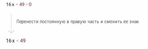 Решите неравенство: - х2 + 14х - 49 < 0.