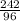 \frac{242}{96}