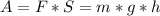 A=F*S=m*g*h