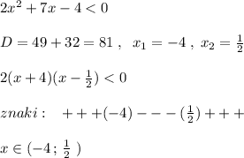 2x^2+7x-4