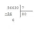 Найди значение выражения 566300:70 в столбик,отбрасывая одинаковое число нулей в делимом и делител