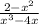 \frac{2-x^{2}}{x^{3}-4x}