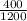 \frac{400}{1200}