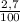 \frac{2,7}{100}