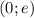 (0;e)