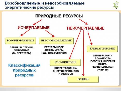 Что такое исчерпаймые природные ресурсы?​