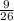 \frac{9}{26}