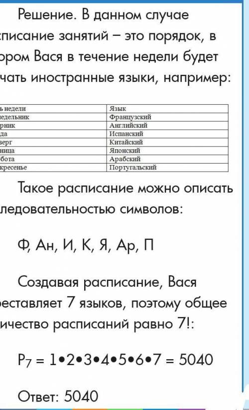 Вася решил изучать сразу 7 иностранных языков, причем на занятия по каждому из них он собирается выд