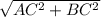 \sqrt{AC^{2}+ BC\\^{2} }