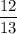 \dfrac{12}{13}