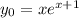 y_{0} = x e^{x+1}