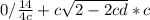 0/\frac{14}{4c}+c\sqrt{2-2cd}*c