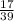 \frac{17}{39}