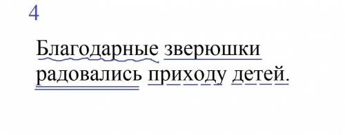 Подчеркни в каждом предложении грамматическую основу и второстепенные члены Дай характеристику каждо