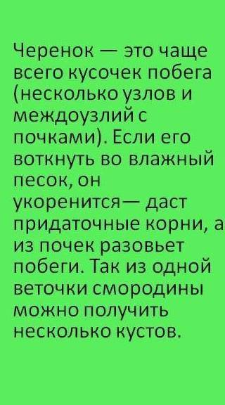 Характеристика вегетативного размножения черенками​