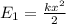 E_1 = \frac{kx^2}{2}