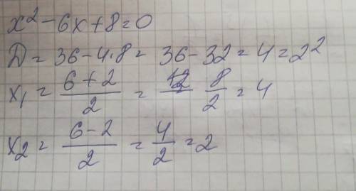 X2 -6x+8 виділити квадрат двочлена